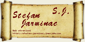 Stefan Jarminac vizit kartica